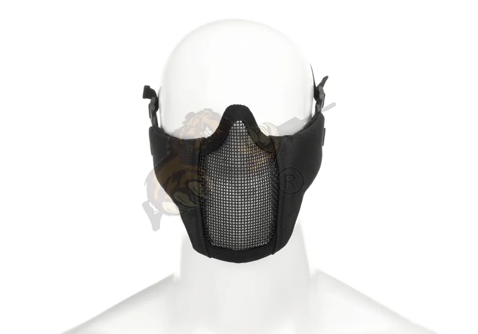 Mk.II Steel Half Face Mask - Gittermaske - Black