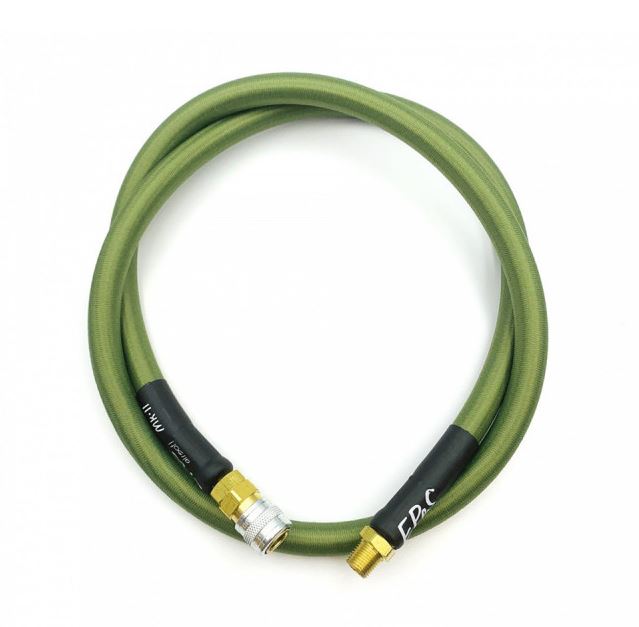 HPA Mk.II - QD female plus 1/8NPT - 100cm hose with holster - olive - EPes