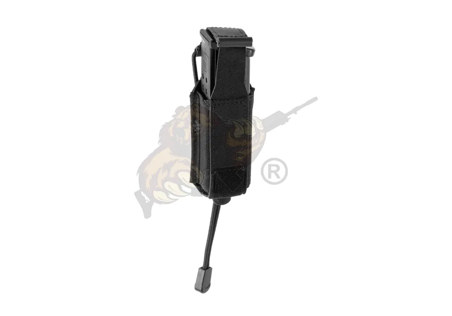 9mm Backward Flap Mag Pouch Black - Claw Gear