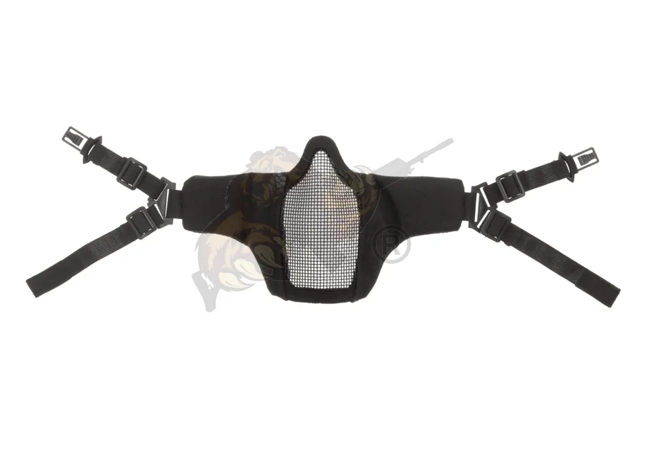 Mk.II Steel Half Face Mask FAST Version - Gittermaske - Black
