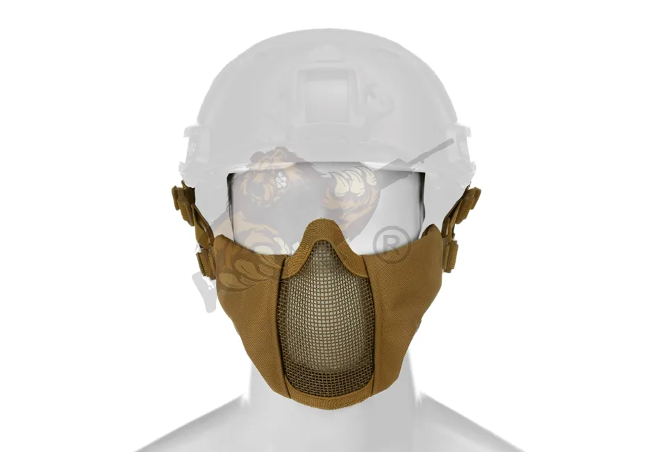 Mk.II Steel Half Face Mask FAST Version - Gittermaske - Tan