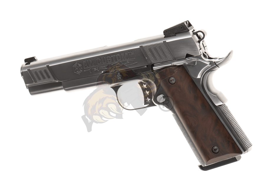 NE3001 M1911 GBB Pistol Chrome (Silver) -F-