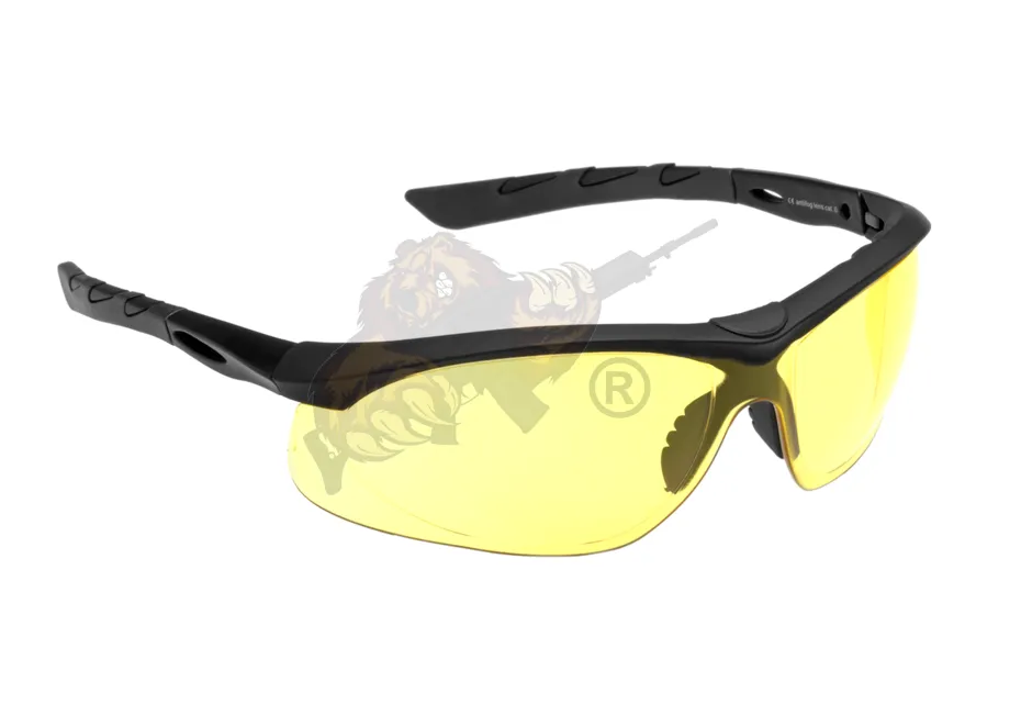Schutzbrille Lancer Schwarz - Yellow - SwissEye