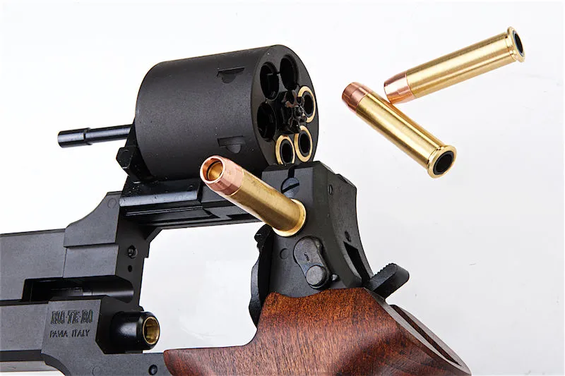 Marushin Mateba Revolver 6mm X-Cartridge Series Black HW Wood Grip Version -F-