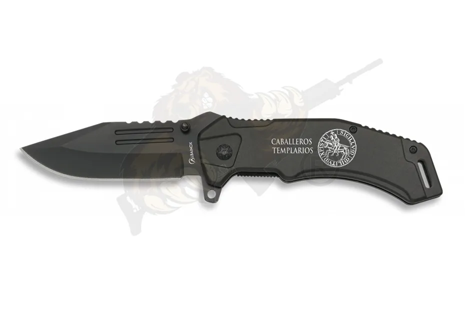 Tactical Pocket Knife Black - GR195