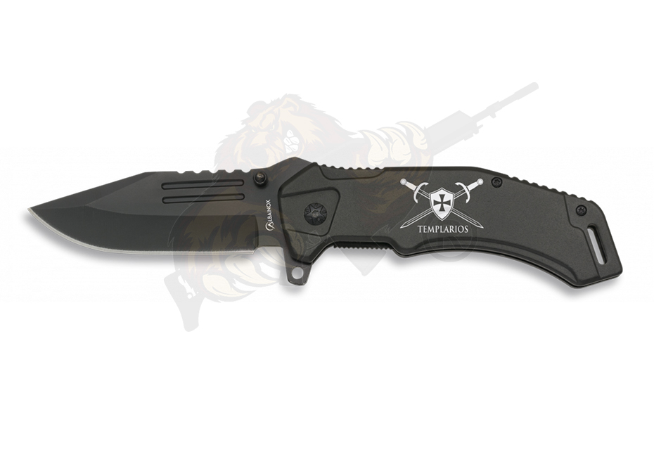 Tactical Pocket Knife Black - GR198