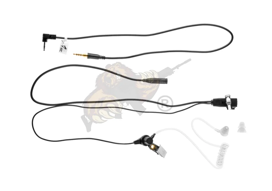 FBI Style Acoustic Headset Motorola 1-Pin Connector - Z-Tactical