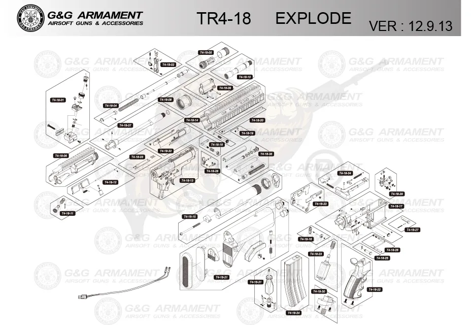 Spare Part T4-18-32 for T418