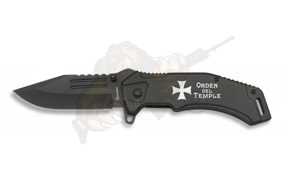 Tactical Pocket Knife Black - GR197