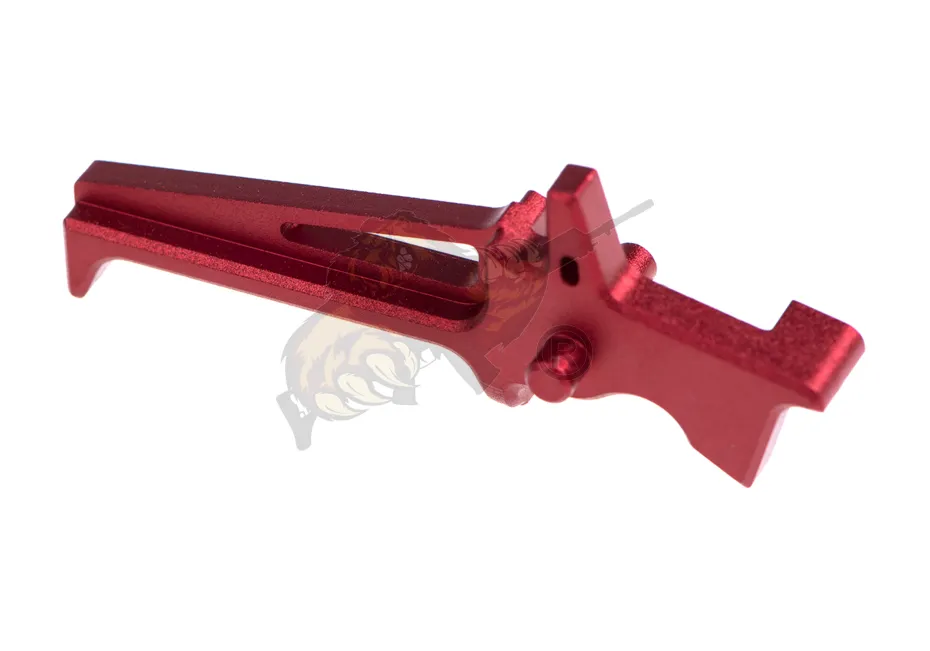 CNC Flat Trigger Assembly Red - Krytac