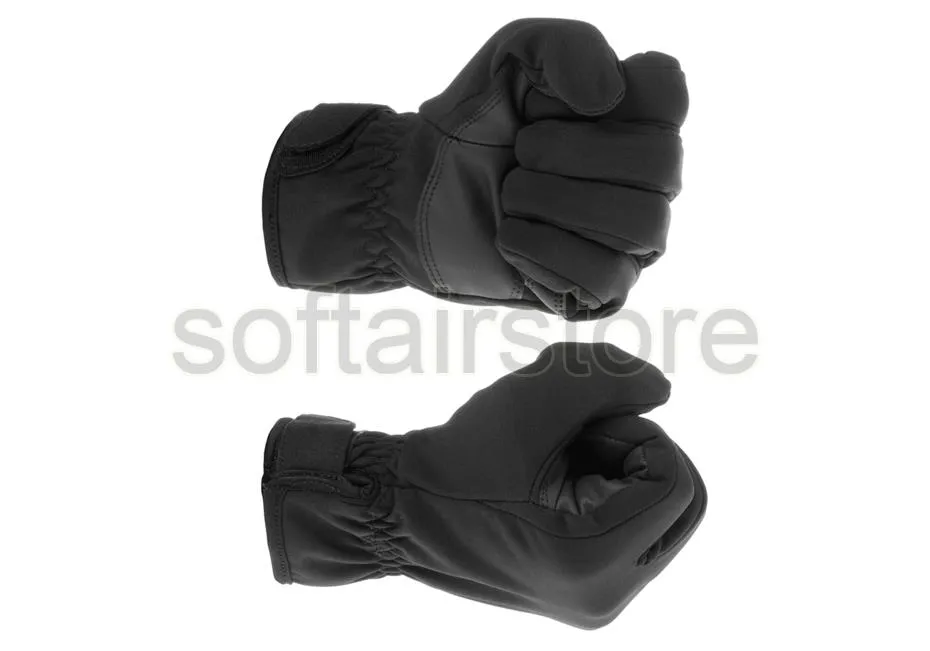 Softshell Gloves - leichte Softshell Handschuhe in Schwarz - Claw Gear
