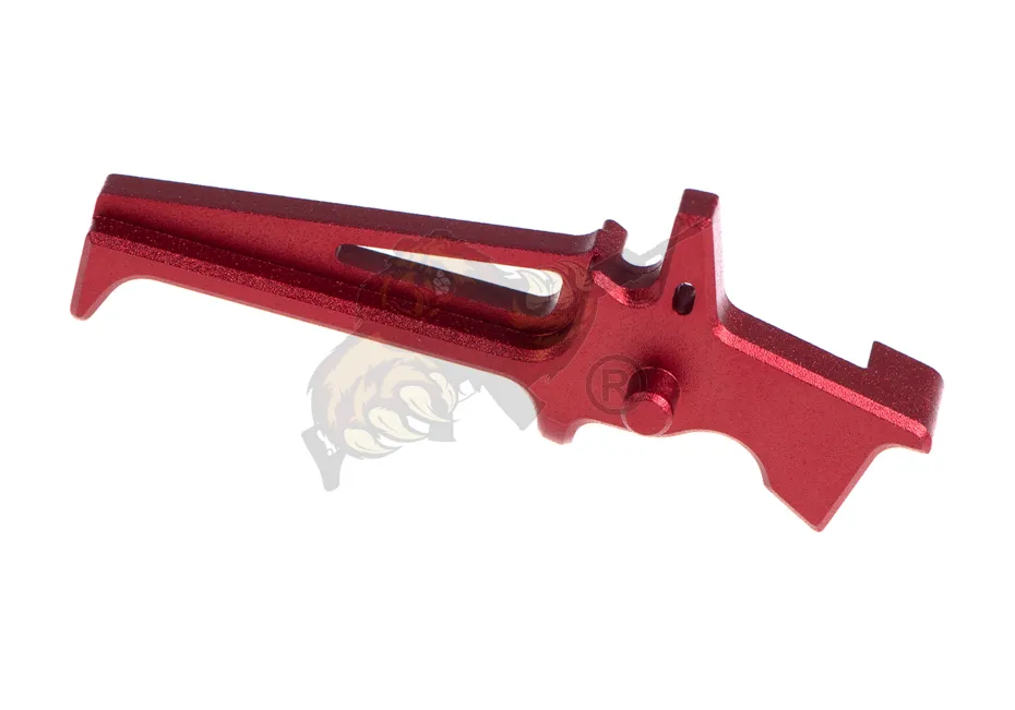 CNC Flat Trigger Assembly Red - Krytac