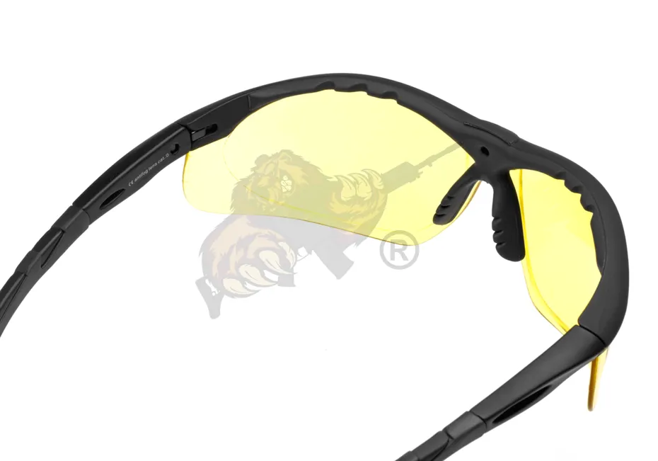 Schutzbrille Lancer Schwarz - Yellow - SwissEye
