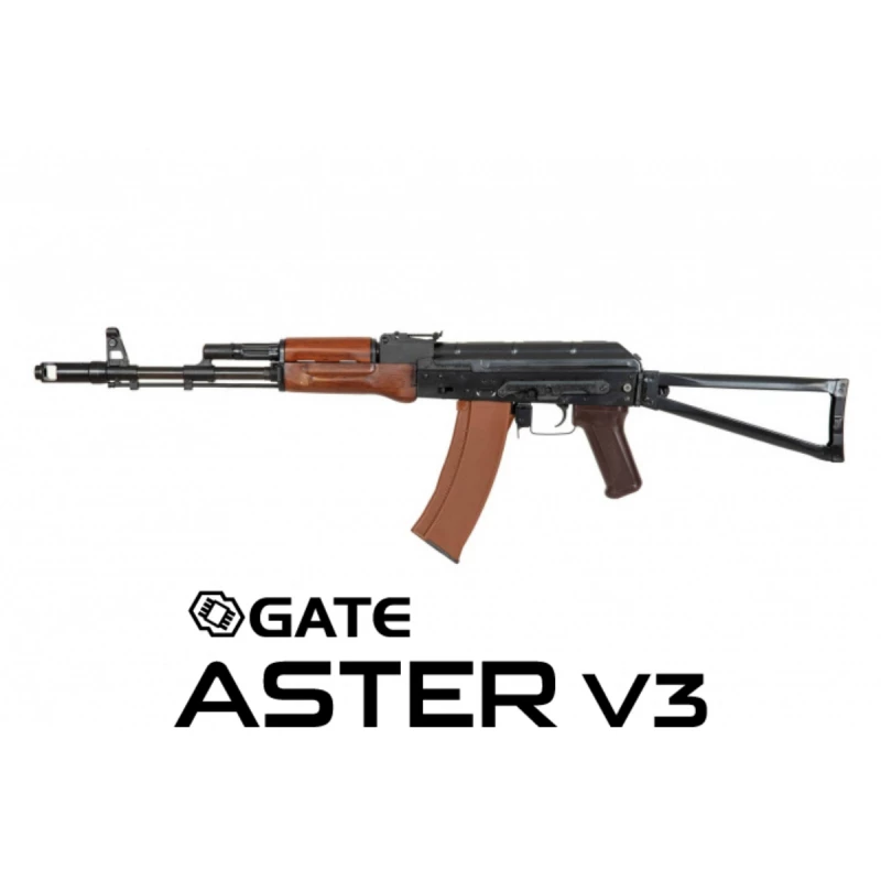 AKS-74N Essential Stahl-Version mit Gate Aster V3 frei ab 18 Schwarz/Echtholz | E&L