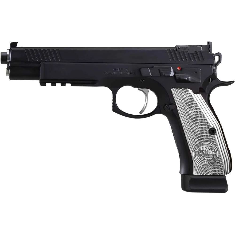 CZ75 SP-01 Pistole ProTuning TAIPAN in 9mm Luger Schwarz / Silber - CZ