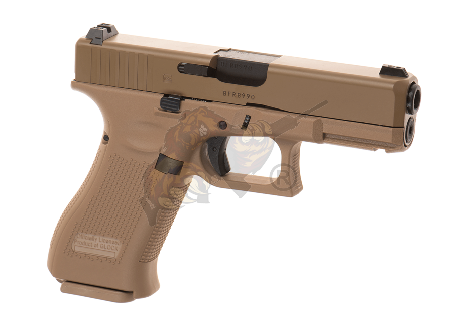 Glock 19X -  Metal Slide, GBB 6mm BB - Coyote - VfC