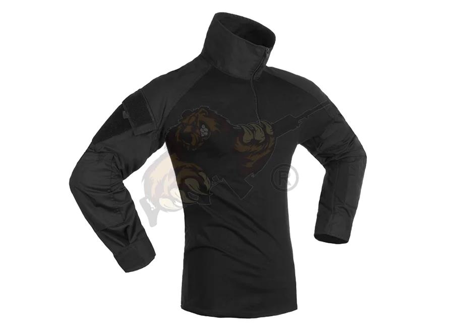 Combat Shirt Farbe Schwarz Größe M - Invader Gear