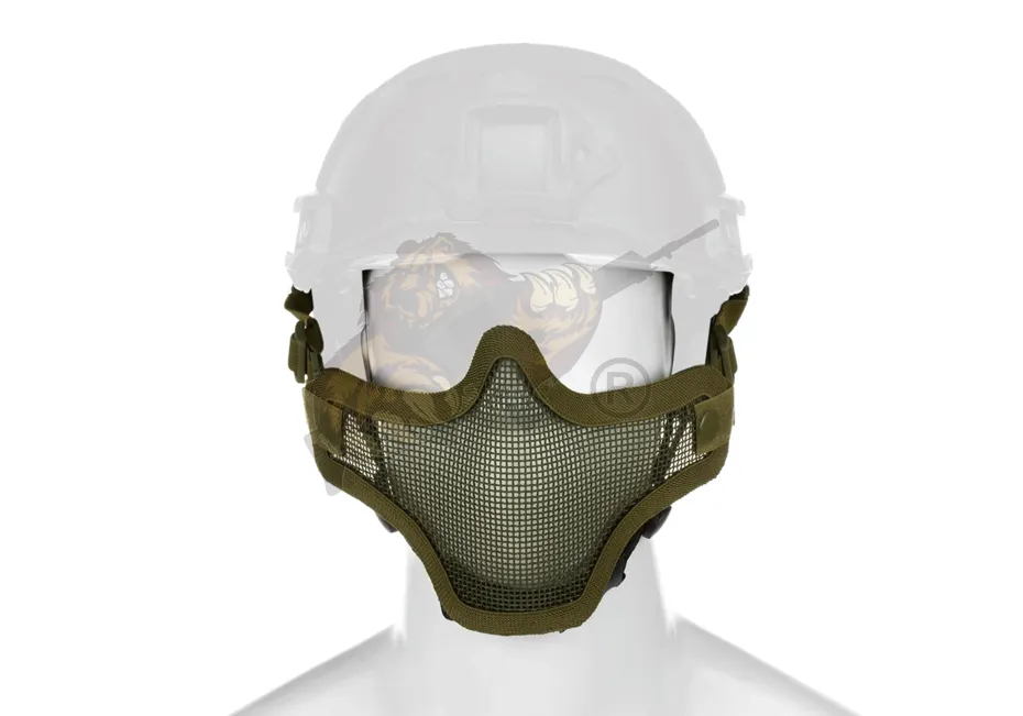 Steel Half Face Mask FAST Version - Gittermaske - OD