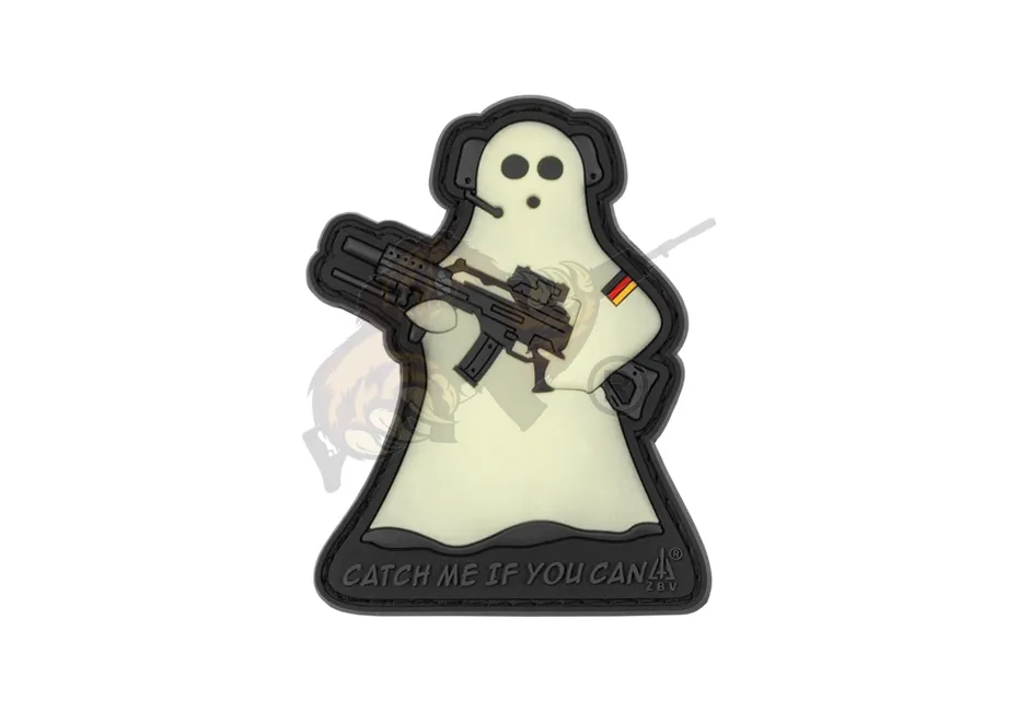 JTG - CMIYC Ghost Sniper Patch, gid (glow in the dark) / 3D Rubber patch