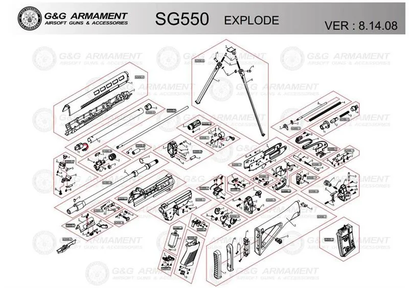 Spare Part SG550-16 für die SG550 von G&G