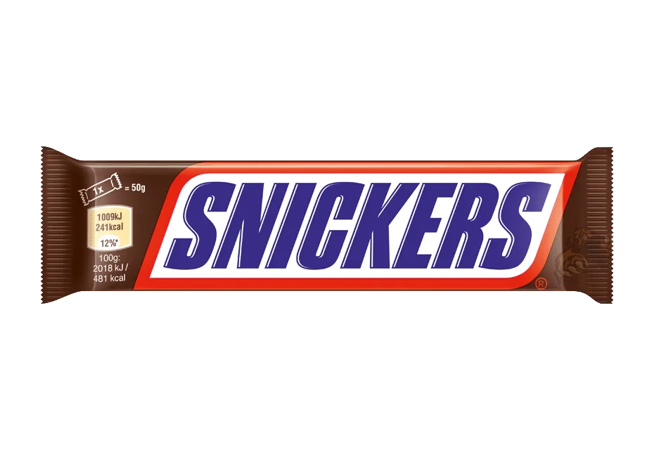 Snickers 50g Riegel - Kostenlos ab 100,00 €