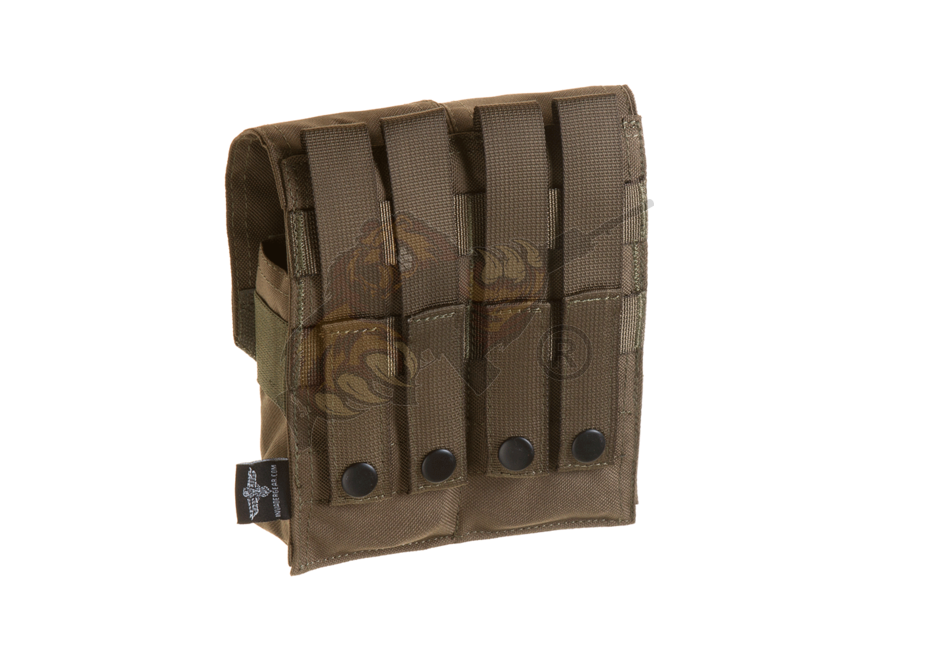 5.56 2x Double Mag Pouch in Ranger Green - Invader Gear