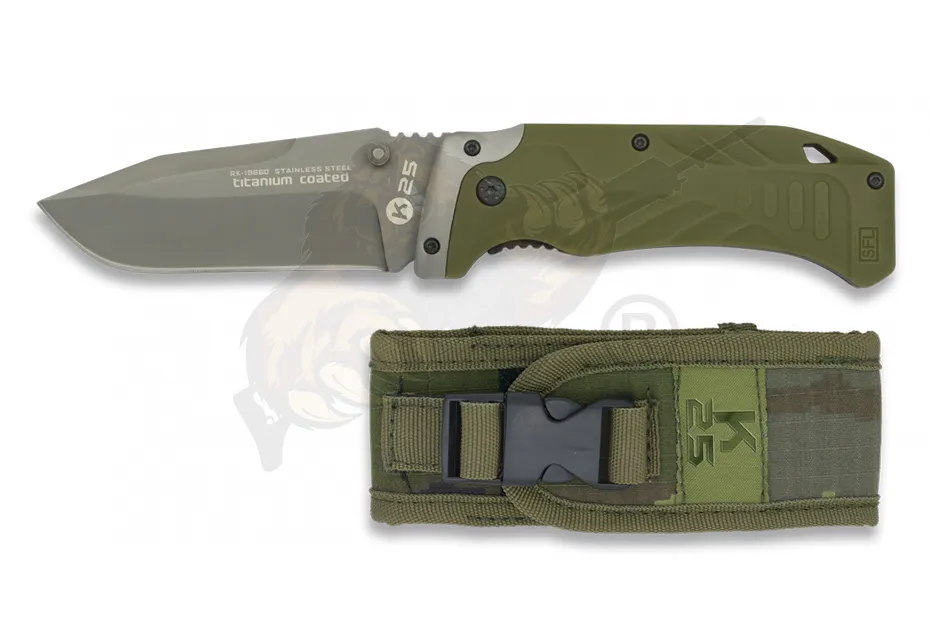 Tactical Army Pocket Knife OD