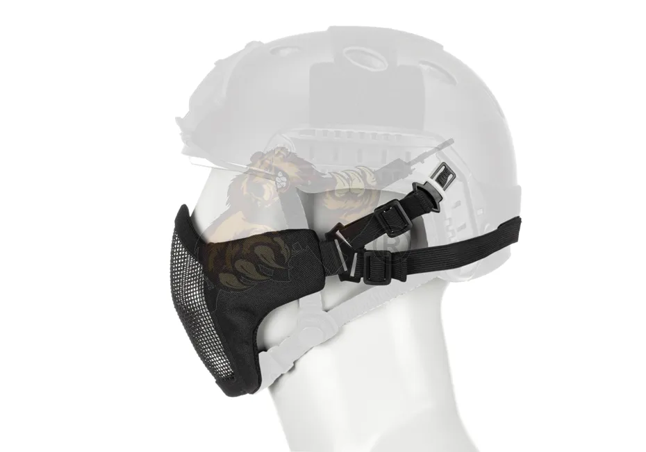 Mk.II Steel Half Face Mask FAST Version - Gittermaske - Black
