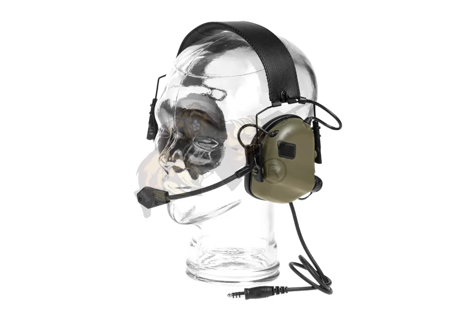M32 MOD3 Tactical Communication Hearing Headset Foliage Green - Earmor