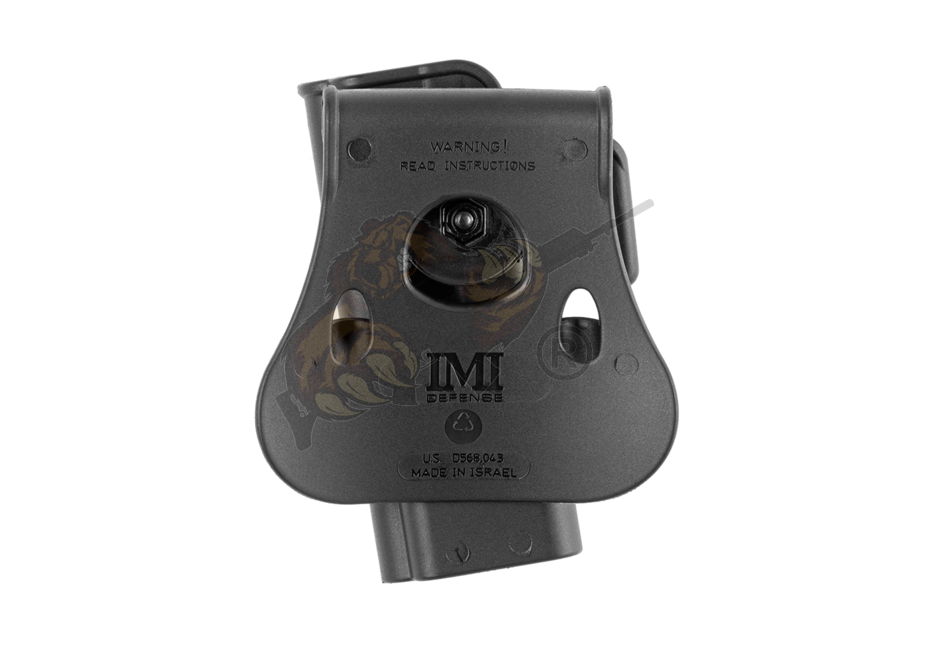 Roto Paddle Holster für Glock 20/21/28/37/38 Schwarz (rechts) - IMI Defence