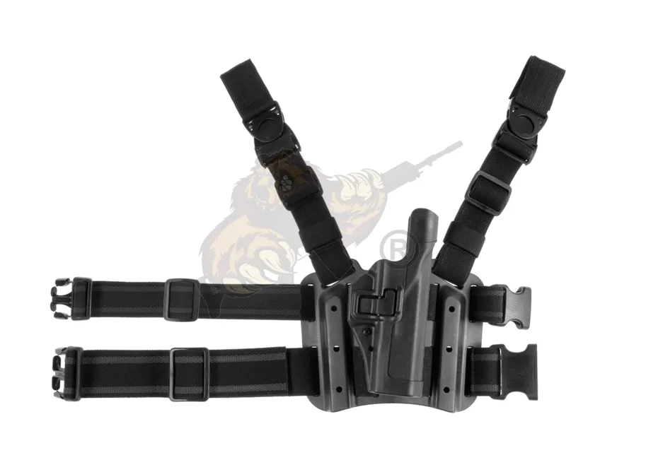 SERPA Holster Set für Glock 17/19/22/23/31/32 Schwarz - Blackhawk