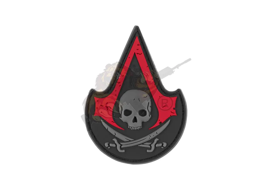 JTG - Assassin Skull Rubber Patch Blackmedic