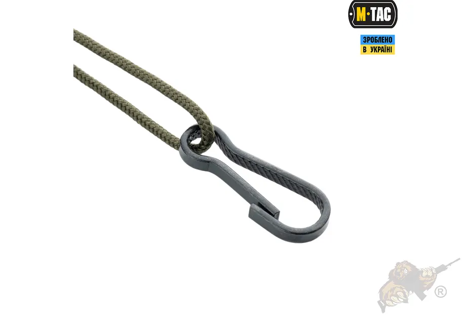 M-Tac Safety Cord with D-ring - Oliv-