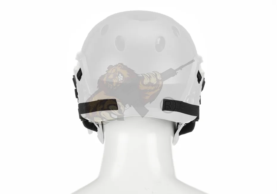 Steel Half Face Mask FAST Version - Gittermaske - Black