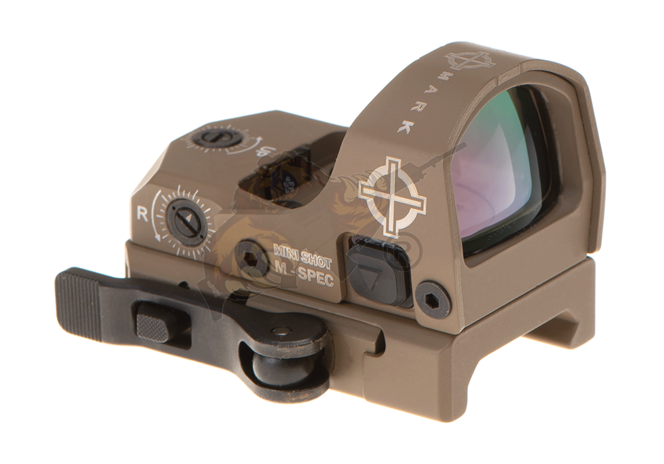 Mini Shot M-Spec LQD Reflex Sight TAN - Sightmark