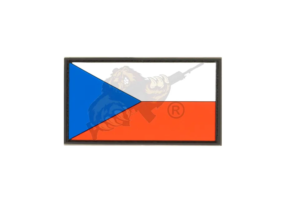 Tschechische Republik Rubber Patch 55x30 Full Color - JTG