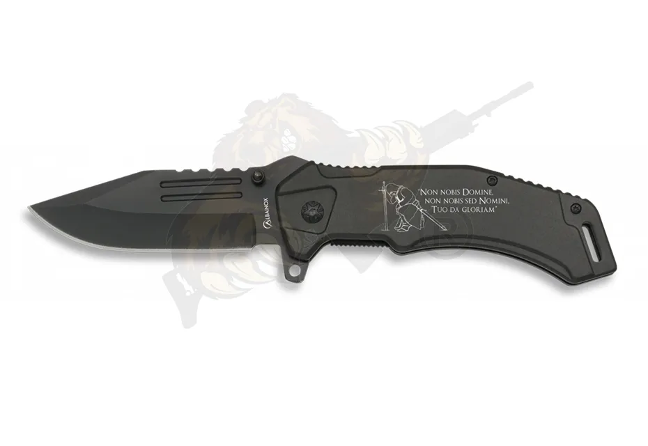 Tactical Pocket Knife Black - GR222