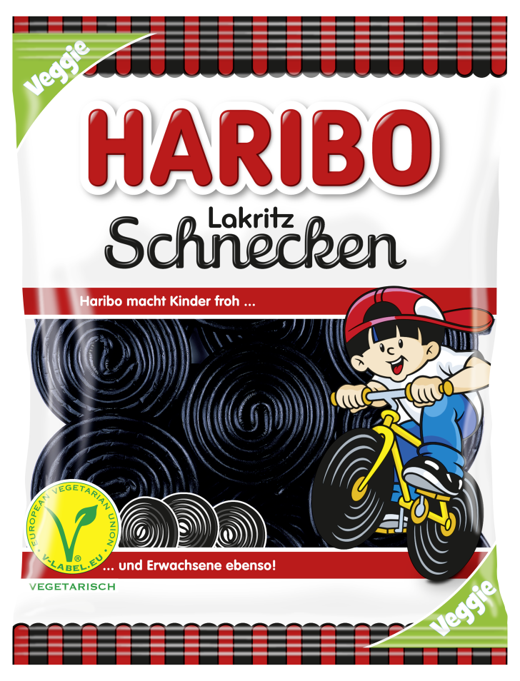 Haribo Lakritz Schnecken 200g Tüte