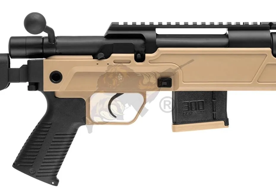 SPR 300 Pro Airsoft Scharfschützengewehr in Schwarz/Tan frei ab 18 Jahren