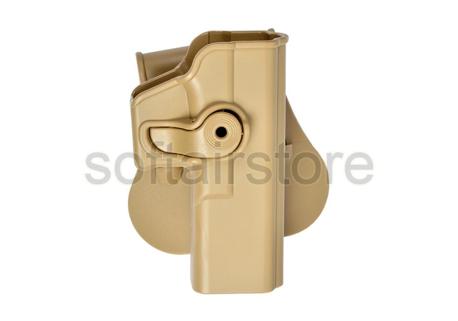 Roto Paddle Holster für Glock 17 Tan (rechts) - IMI Defence