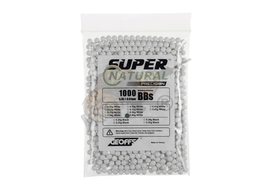 0.40g Bio BB Super Natural Precision 1000rds - Geoffs